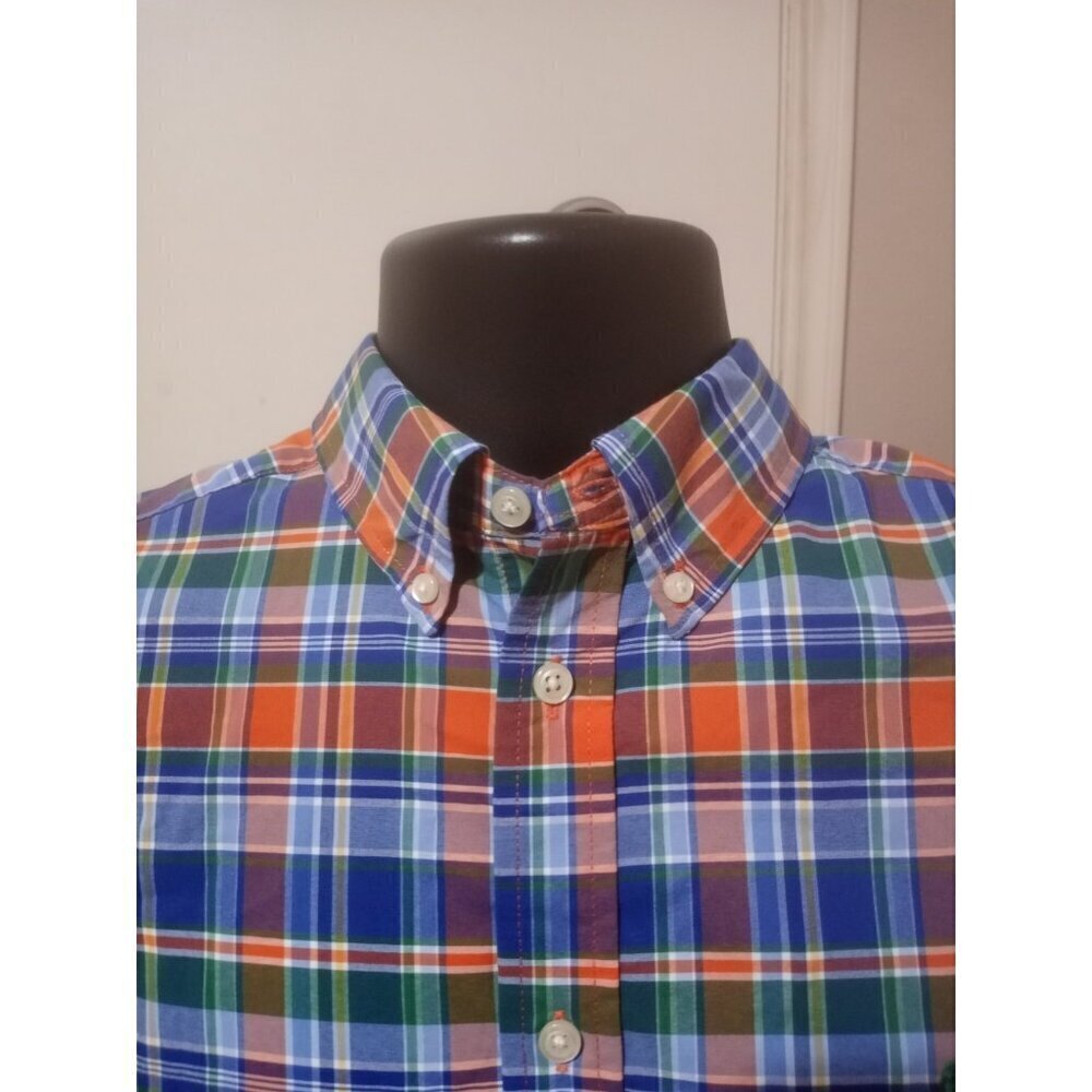 NWT Ralph Lauren Shirt Boys Youth XL 18-20 Orange Green Performance SS Pony - Picture 6 of 13